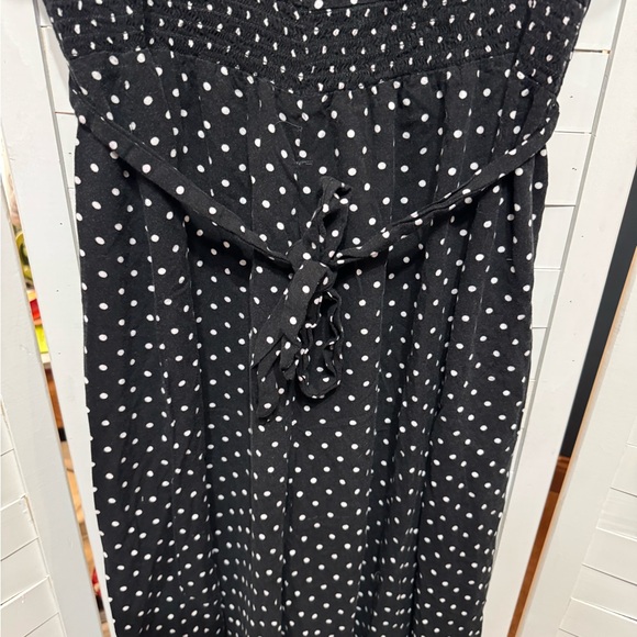 My Street Elegant Black & White Polka Dot Jumpsuit - Picture 5 of 6